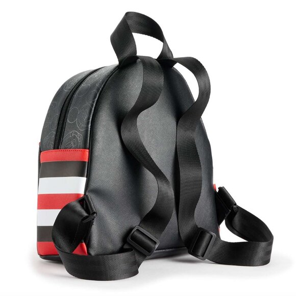 Disney Mickey Mouse Classic Cosplay Mini Backpack with Accordian Card Wallet - Picture 3 of 10